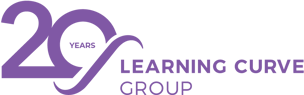 Learning Curve Group 20th Year Purple Logo